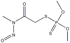 Dithiophosphoric acid O,O-dimethyl S-[(N-methyl-N-nitrosocarbamoyl)methyl] ester