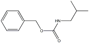 N-Isobutylcarbamic acid benzyl ester Structure