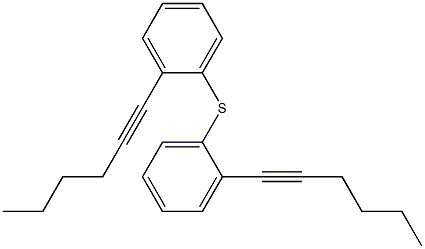 1-Hexynylphenyl sulfide Structure
