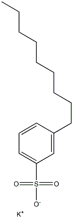 3-ノニルベンゼンスルホン酸カリウム 化学構造式