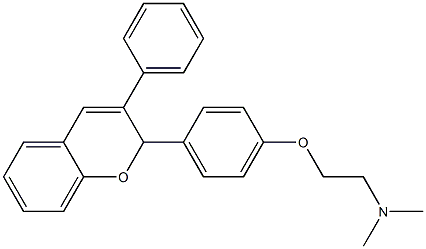 2-[4-[[2-(Dimethylamino)ethyl]oxy]phenyl]-3-phenyl-2H-1-benzopyran