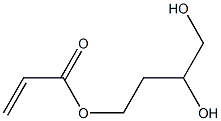 アクリル酸3,4-ジヒドロキシブチル 化学構造式