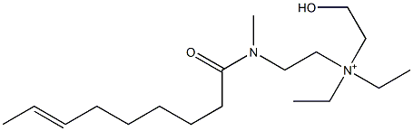  2-[N-Methyl-N-(7-nonenoyl)amino]-N,N-diethyl-N-(2-hydroxyethyl)ethanaminium