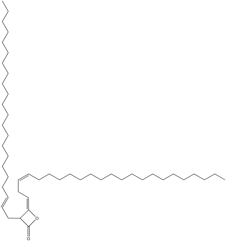 3-(2-Docosenyl)-4-(3-tricosen-1-ylidene)oxetan-2-one