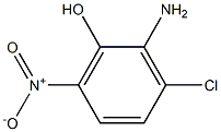 2-Amino-3-chloro-6-nitrophenol,,结构式