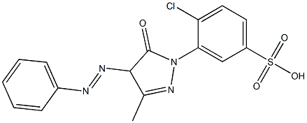 4-Chloro-3-[[4,5-dihydro-3-methyl-5-oxo-4-(phenylazo)-1H-pyrazol]-1-yl]benzenesulfonic acid