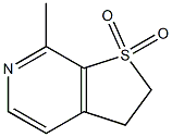 7-Methyl-2,3-dihydrothieno[2,3-c]pyridine 1,1-dioxide 结构式