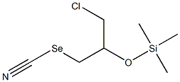 2-Trimethylsiloxy-3-chloropropyl selenocyanate