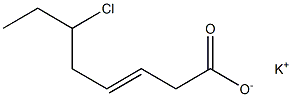  6-Chloro-3-octenoic acid potassium salt