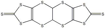 4a,9a-Dihydro-1,3,4,5,6,8,9,10-octathiadicyclopenta[b,g]naphthalene-2,7-dithione Struktur