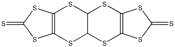 4a,9a-Dihydro-1,3,4,5,6,8,9,10-octathiadicyclopenta[b,g]naphthalene-2,7-dithione Structure