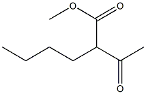 2-Butyl-3-oxobutyric acid methyl ester,,结构式