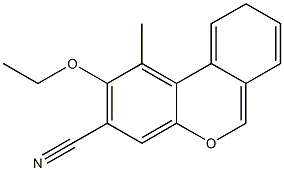  1-Methyl-2-ethoxy-9H-dibenzo[b,d]pyran-3-carbonitrile