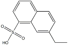 7-Ethyl-1-naphthalenesulfonic acid Structure