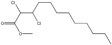 2,3-Dichlorododecanoic acid methyl ester Structure
