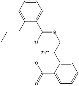Bis(2-propylbenzoic acid)zinc salt,,结构式