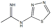 N-(1,3,4-Thiadiazole-2-yl)acetoimidamide Structure