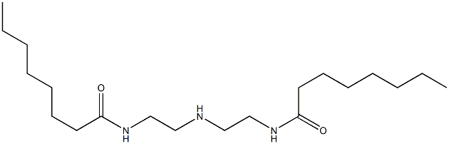 N,N'-(Iminobisethylene)bisoctaneamide Structure