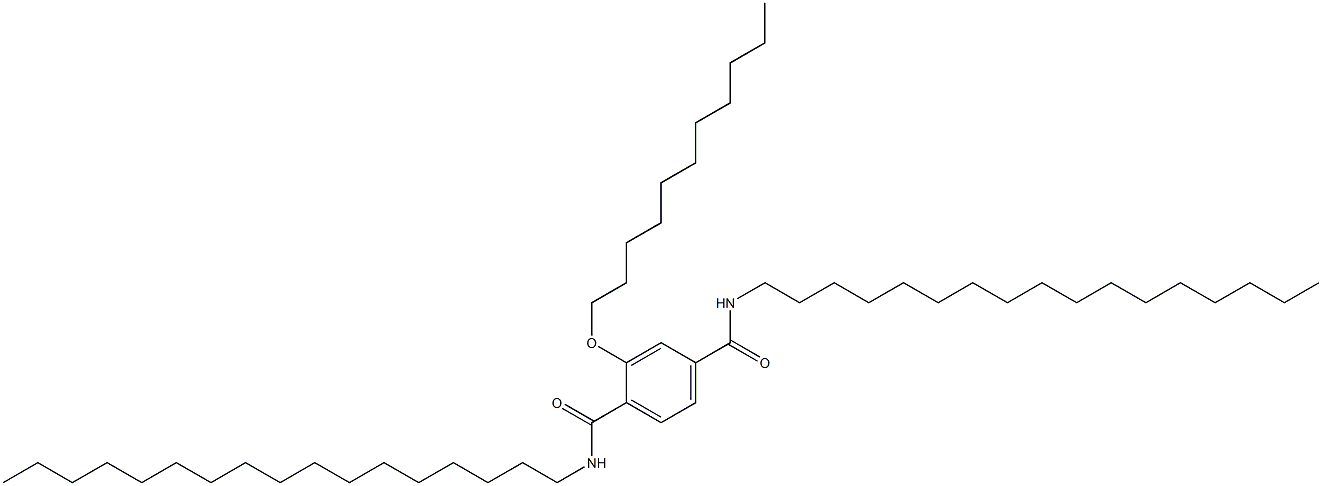 2-(Undecyloxy)-N,N'-diheptadecylterephthalamide 结构式