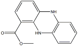 5,10-Dihydro-1-phenazinecarboxylic acid methyl ester Struktur