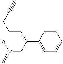 7-Nitro-6-phenyl-1-heptyne Struktur
