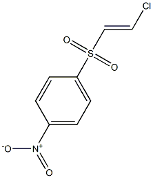 [(E)-2-Chloroethenyl](4-nitrophenyl) sulfone 结构式