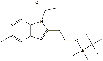  1-Acetyl-5-methyl-2-[2-(tert-butyldimethylsiloxy)ethyl]-1H-indole