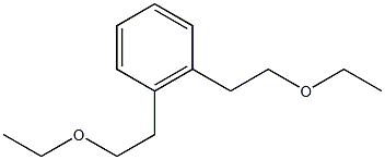 2,3-Di(2-ethoxyethyl)benzene,,结构式