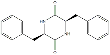 (3R,6R)-3,6-Dibenzyl-2,5-piperazinedione Struktur