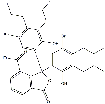 1,1-Bis(5-bromo-2-hydroxy-3,4-dipropylphenyl)-1,3-dihydro-3-oxoisobenzofuran-7-carboxylic acid