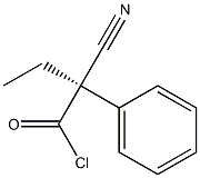 [R,(-)]-2-Cyano-2-phenylbutyric acid chloride 结构式