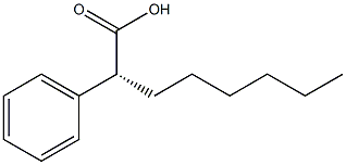 [R,(-)]-2-Phenyloctanoic acid Structure