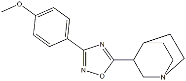  5-(1-Azabicyclo[2.2.2]octan-3-yl)-3-(4-methoxyphenyl)-1,2,4-oxadiazole