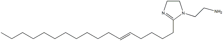 1-(2-アミノエチル)-2-(5-ヘプタデセニル)-2-イミダゾリン 化学構造式