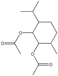 p-Menth-2,3-ylenediacetate Structure