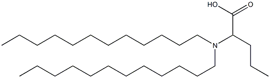  2-(Didodecylamino)valeric acid