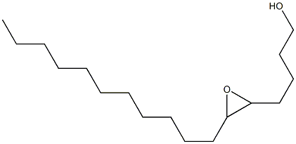 5,6-Epoxyheptadecan-1-ol 结构式