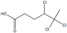 4,5,5-Trichlorohexanoic acid Structure