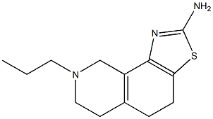 2-Amino-4,5,6,7,8,9-hexahydro-8-propylthiazolo[5,4-h]isoquinoline