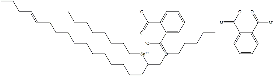 Bis[phthalic acid 1-(12-hexadecenyl)]dioctyltin(IV) salt 结构式