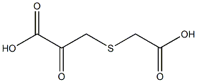 2-オキソ-4-チアアジピン酸 化学構造式