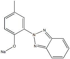 2-(2-Sodiooxy-5-methylphenyl)-2H-benzotriazole Struktur