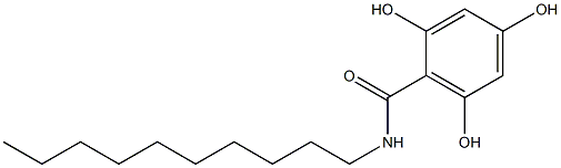 2,4,6-Trihydroxy-N-decylbenzamide,,结构式