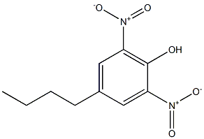 4-Butyl-2,6-dinitrophenol 结构式