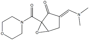 2,3-Epoxy-2-(morpholinocarbonyl)-5-(dimethylaminomethylene)cyclopentan-1-one