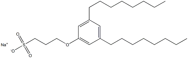 3-(3,5-Dioctylphenoxy)propane-1-sulfonic acid sodium salt