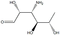 3-Amino-3,6-dideoxy-L-talose Structure