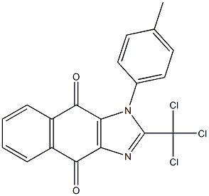 1-(4-Methylphenyl)-2-trichloromethyl-1H-naphth[2,3-d]imidazole-4,9-dione