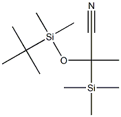  2-(Trimethylsilyl)-2-(tert-butyldimethylsilyloxy)propionitrile