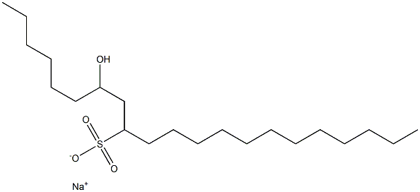  7-Hydroxyhenicosane-9-sulfonic acid sodium salt